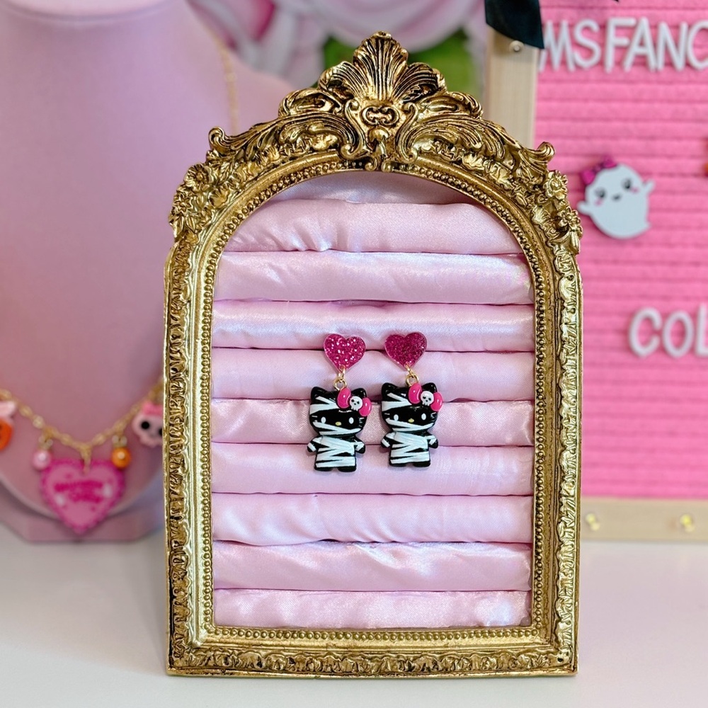 Hello Kitty Mummy Handmade Earrings
